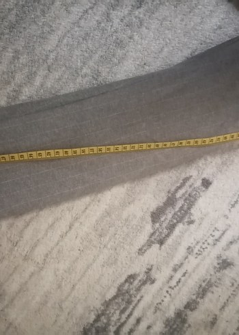 Düğmeli Gri Kadın Blazer Ceket - Görsel 5