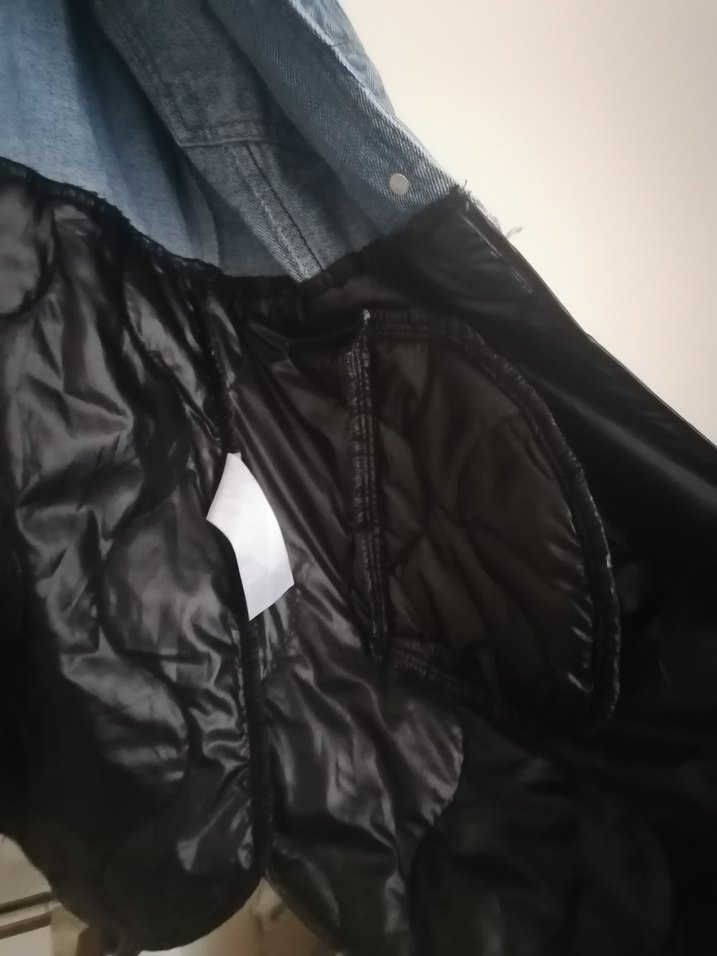 Kadın Mavi Düğmeli Denim Ceket - Görsel 5