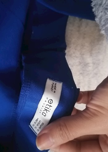 Mavi Uzun Abiye Elbise - Görsel 2