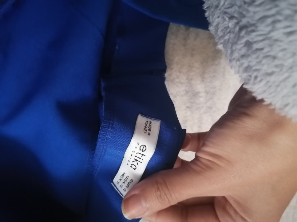 Mavi Uzun Abiye Elbise - Görsel 2