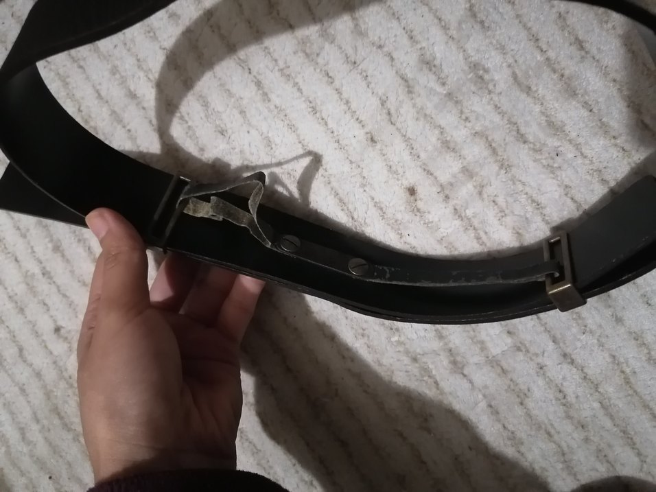 Kadın kahverengi kemer hakiki deri - Görsel 2