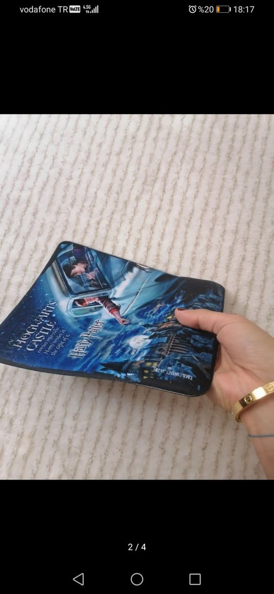 Koyu Mavi Temalı Mouse Pad - Görsel 2