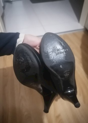 Diger Siyah Stiletto Topuklu Kadın Ayakkabı - Görsel 5