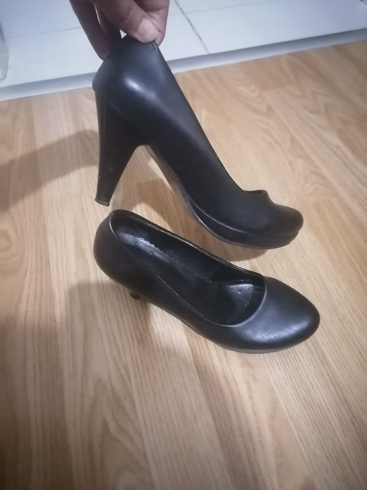 Diger Siyah Stiletto Topuklu Kadın Ayakkabı - Görsel 3