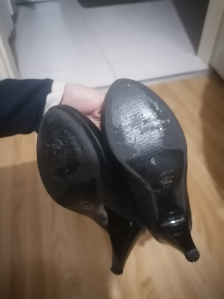 Diger Siyah Stiletto Topuklu Kadın Ayakkabı - Görsel 5