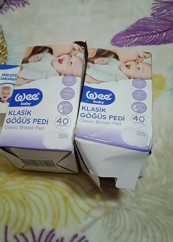 Beyaz Klasik Göğüs Pedi ve Anne Sütü Saklama Poşeti - Görsel 3