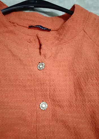 Bol Kesim Keten Hamile Bluz pantolon takım - Görsel 3