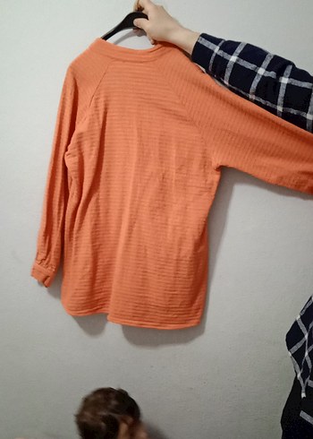 Bol Kesim Keten Hamile Bluz pantolon takım - Görsel 5