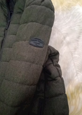 Koyu yeşil Fermuarlı Erkek Günlük Mont - Görsel 4