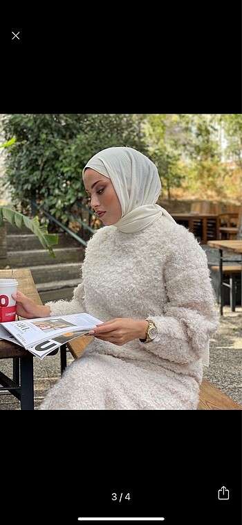 universal Beden Koyun peluş etekli takım