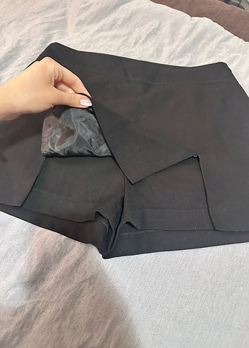 Siyah Mini Dar Kesim Kadın Etek - Görsel 2