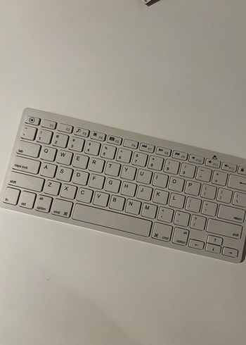 Beyaz Kablosuz Klavye - Görsel 3