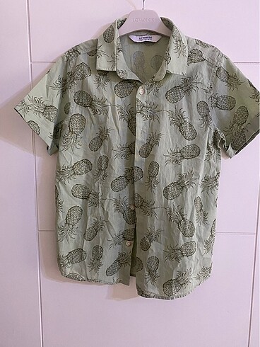 LC Waikiki 7 8 yaş erkek çocuk gömleği