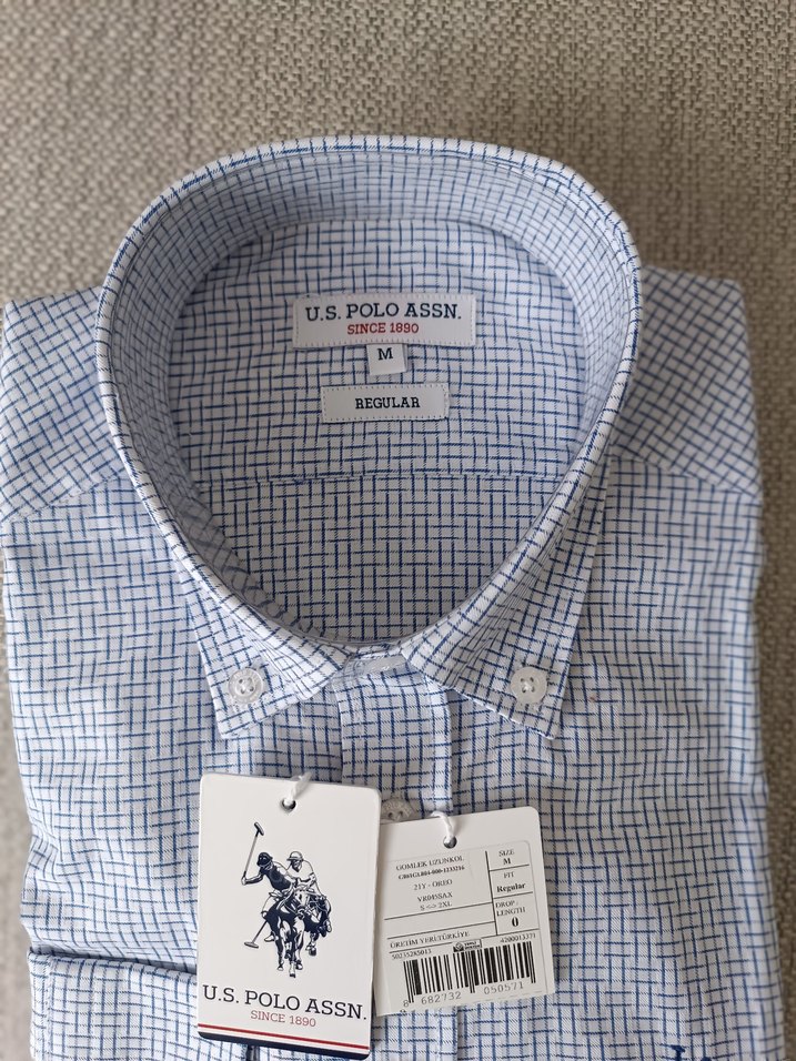 ORİJİNAL SIFIR US POLO GÖMLEK - Görsel 3