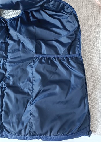 Erkek Kapüşonlu Fermuarlı Lacivert Yelek - Görsel 8