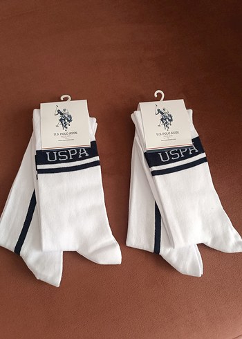 U.S Polo Assn. Uspa Cizgili 4 Cift Corap Seti