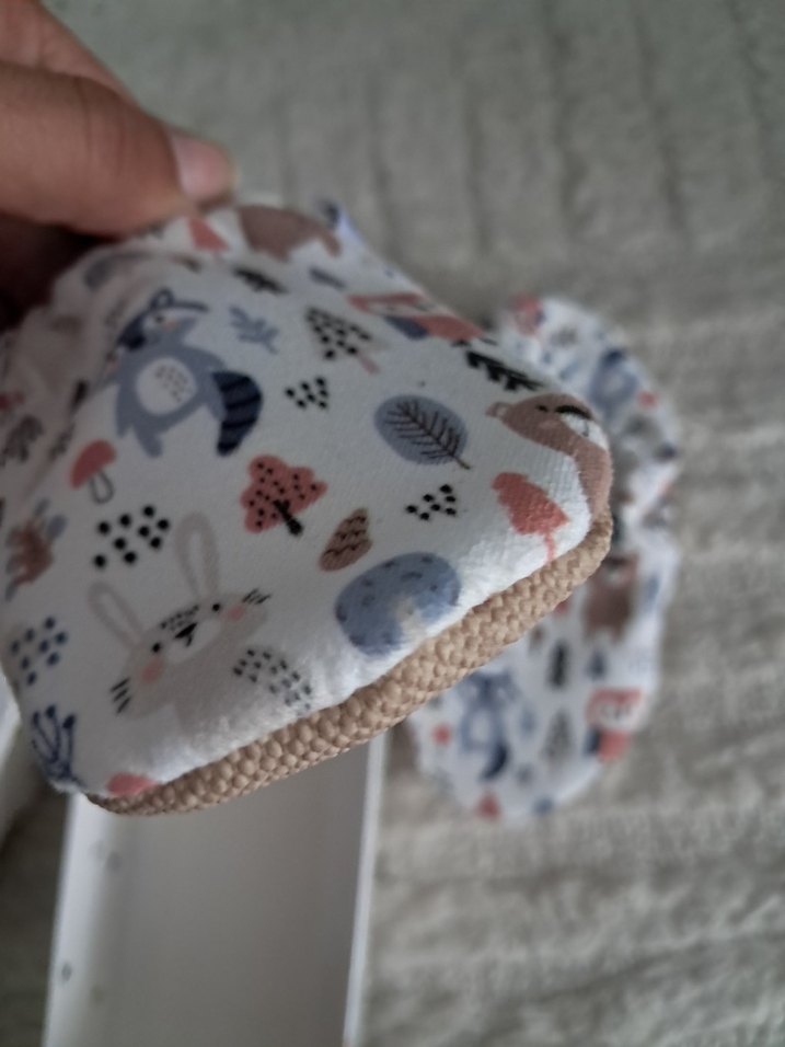 Beyaz Baskılı Erkek Bebek Ev Ayakkabısı - Görsel 2