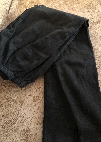 Gri Rahat Kesim kışlık tayt - Görsel 2