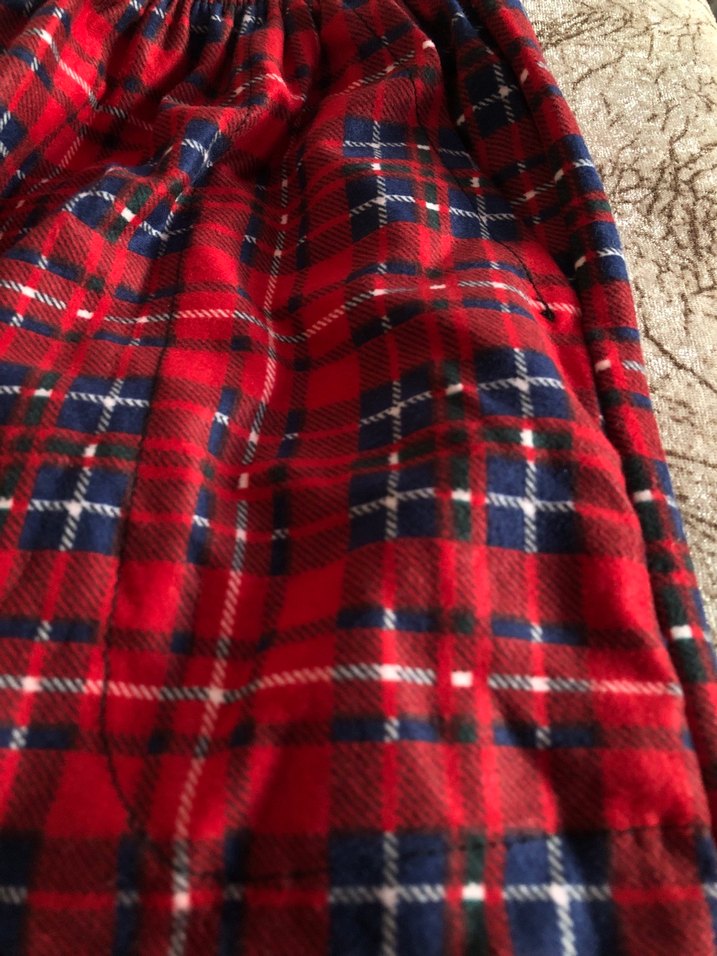 Kırmızı Ekoseli Pijama Altı - Görsel 3