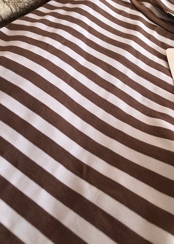 Çizgili rahat tunik - Görsel 2