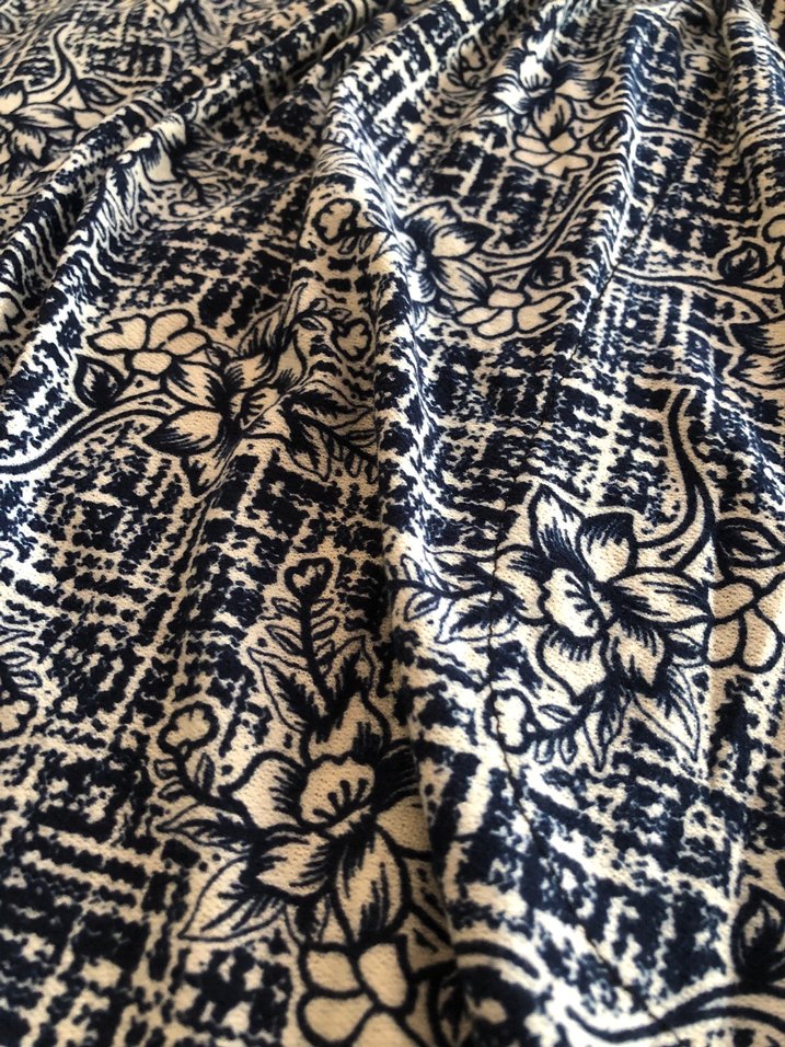 Bohem Tarzı Rahat Mavi Kadın Pantolon - Görsel 2