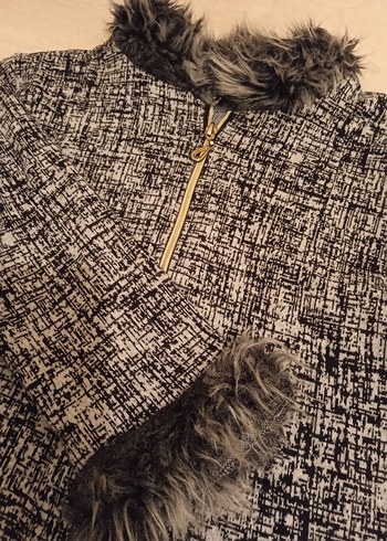 kadın kürklü kaban - Görsel 3