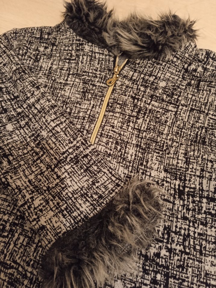 kadın kürklü kaban - Görsel 3