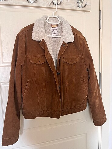 Pull and Bear Fitilli Kadife Ceket