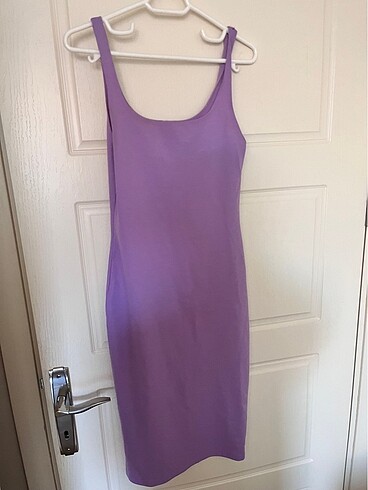 Zara Zara midi askili elbise