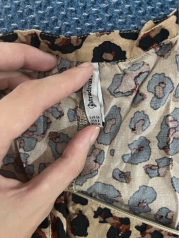 xs Beden camel Renk Stradivarius etek