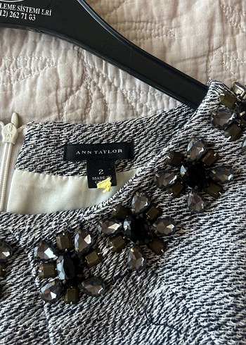 Ann Taylor Ann Taylor Kısa Kollu midi tuvit elbise