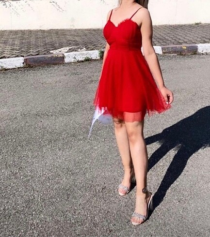 Diğer Kırmızı elbise