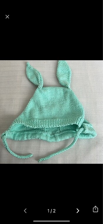 El yapımı bebek şapkası