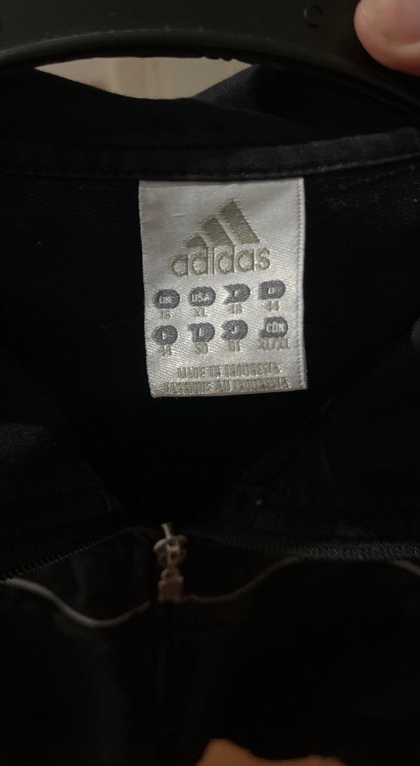 Erkek Siyah Adidas Fermuarlı Yağmurluk - Görsel 2