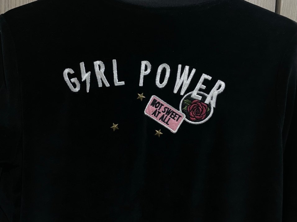 Kadın Siyah Fermuarlı hırka - Görsel 5