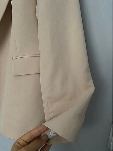 m Beden ten rengi Renk Kadın Blazer Ceket