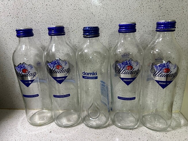 Kapaklı cam şişe 330 ml