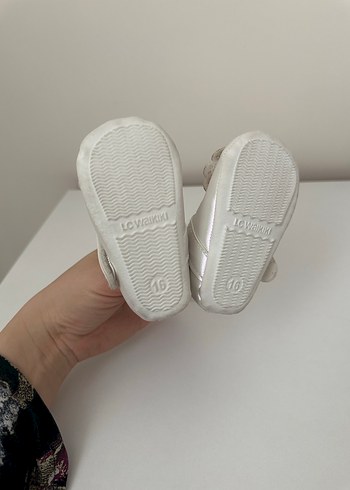 Kız Çocuk Beyaz Fiyonklu Babet - Görsel 5