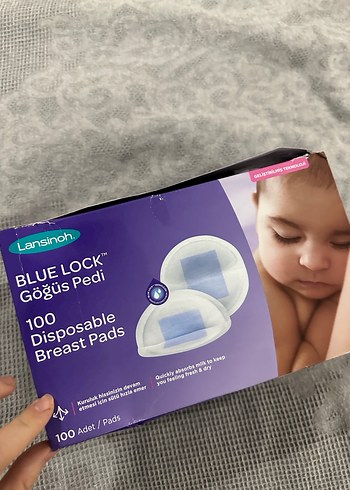 Lansinoh Blue Lock Göğüs Pedi 78lı - Görsel 2