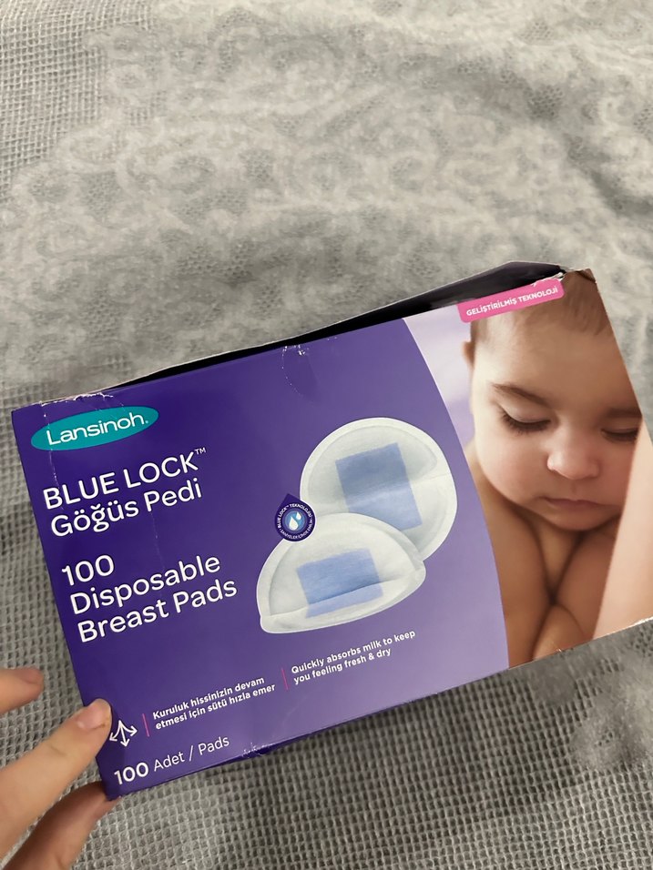 Lansinoh Blue Lock Göğüs Pedi 78lı - Görsel 2