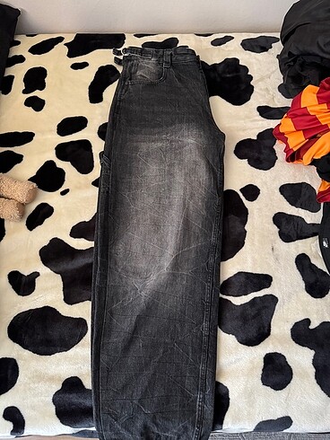 Kadın BERSHKA baggy kot pantolon
