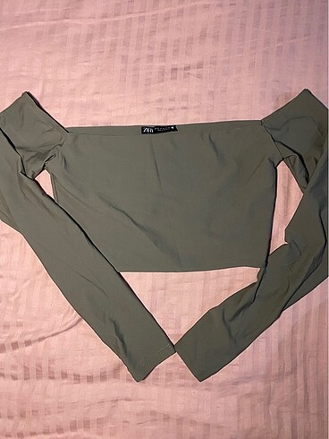 Zara Uzun Kollu Crop