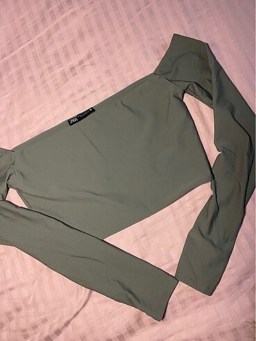 m Beden Zara Uzun Kollu Crop
