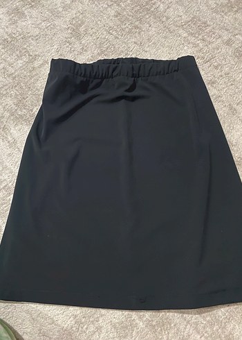 Siyah Basic Midi Kadın Etek