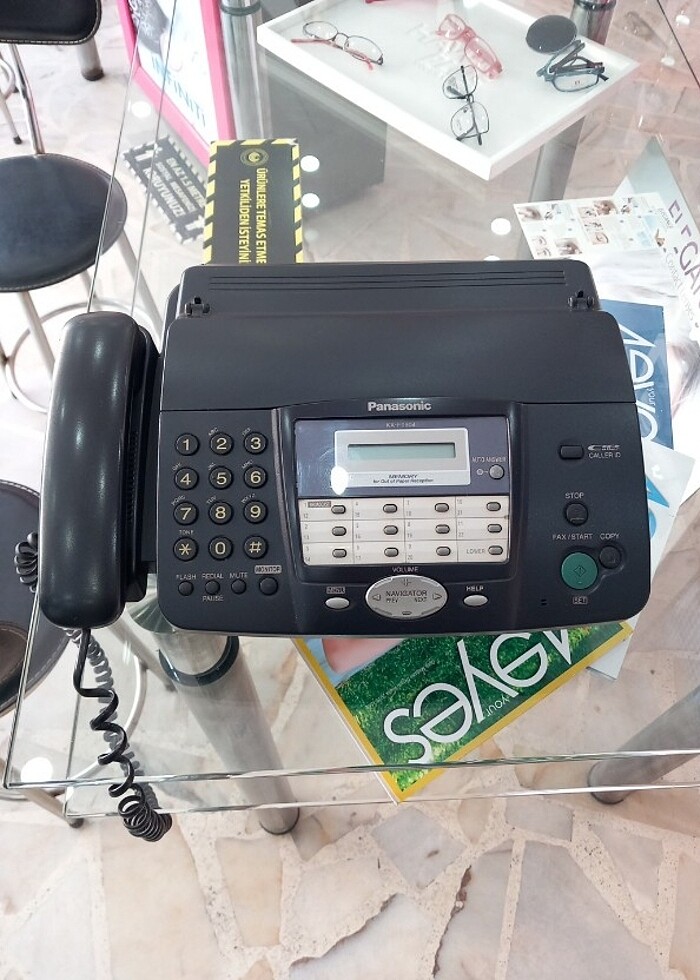 Panasonic kx-ft904 telefon faks makinesi  - Görsel 3