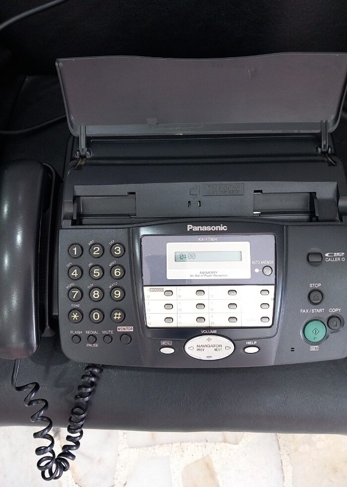 Panasonic kx-ft904 telefon faks makinesi  - Görsel 4