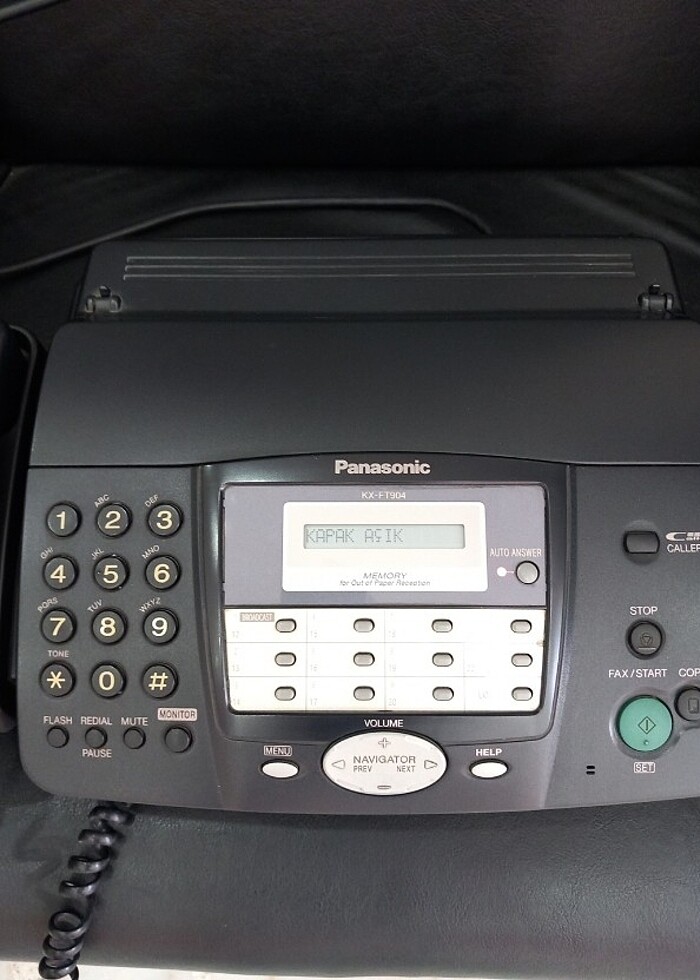 Panasonic kx-ft904 telefon faks makinesi  - Görsel 5