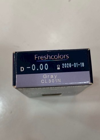 Gri Renkli Kontakt Lens - Görsel 3