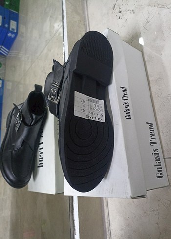 Siyah orjinal deri bot - Görsel 3