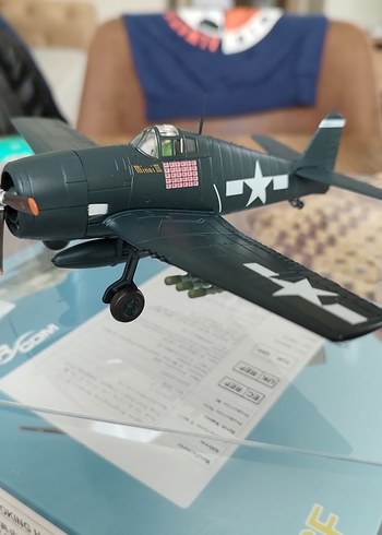 F6F HELLCAT ll.DÜNYA SAVAŞ UÇAĞI 
Metal Alaşımlı - Görsel 8